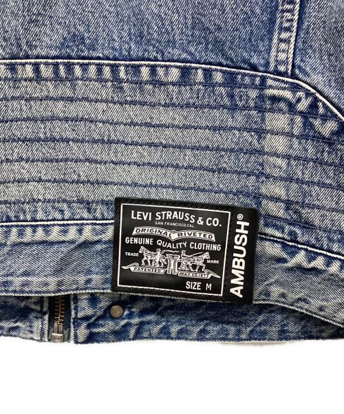 LEVI'S（リーバイス）LEVI'S (リーバイス) AMBUSH (アンブッシュ) バイカー トラッカージャケット インディゴ サイズ:Mの古着・服飾アイテム