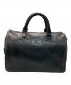 Burberrysバーバリーズ）の古着「レザーミニボストンバッグ」｜ブラック
