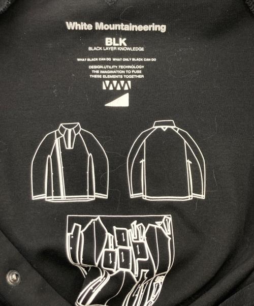 WHITE MOUNTAINEERING（ホワイトマウンテ二アニング）WHITE MOUNTAINEERING (ホワイトマウンテ二アニング) ZIP PULLOVER ブラックの古着・服飾アイテム