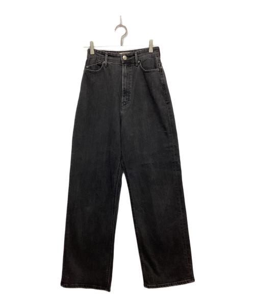 YANUK（ヤヌーク）YANUK (ヤヌーク) JOANデニムパンツ ブラック サイズ:24の古着・服飾アイテム
