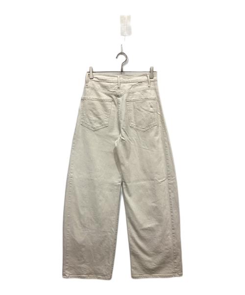 mother（マザー）mother (マザー) ハーフパイプ アンクル デニムパンツ ホワイト サイズ:26の古着・服飾アイテム