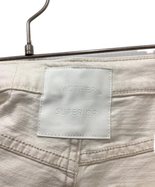 mother（マザー）mother (マザー) ハーフパイプ アンクル デニムパンツ ホワイト サイズ:26の古着・服飾アイテム