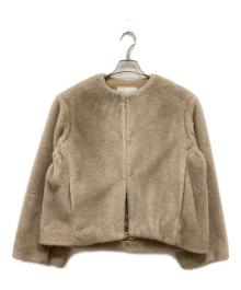 SLOBE IENA（スローブ イエナ）の古着「Mink Fake fur Coat」｜ベージュ