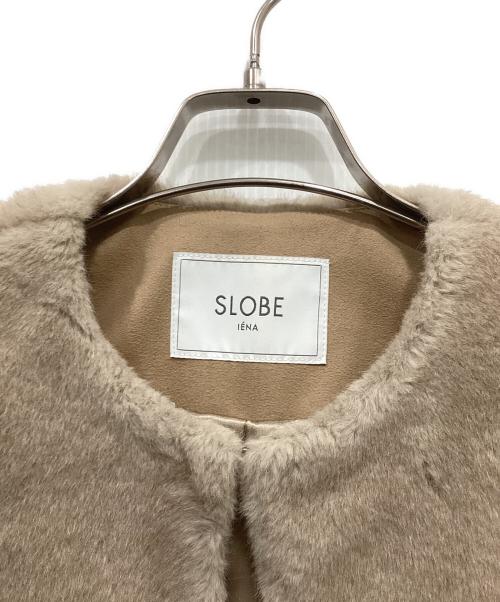 SLOBE IENA（スローブ イエナ）SLOBE IENA (スローブ イエナ) Mink Fake fur Coat ベージュ サイズ:FREEの古着・服飾アイテム