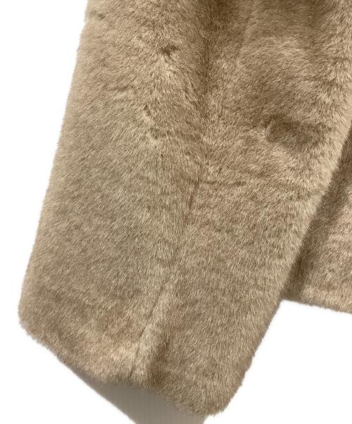 SLOBE IENA（スローブ イエナ）SLOBE IENA (スローブ イエナ) Mink Fake fur Coat ベージュ サイズ:FREEの古着・服飾アイテム