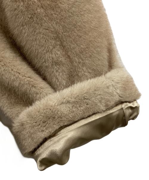 SLOBE IENA（スローブ イエナ）SLOBE IENA (スローブ イエナ) Mink Fake fur Coat ベージュ サイズ:FREEの古着・服飾アイテム