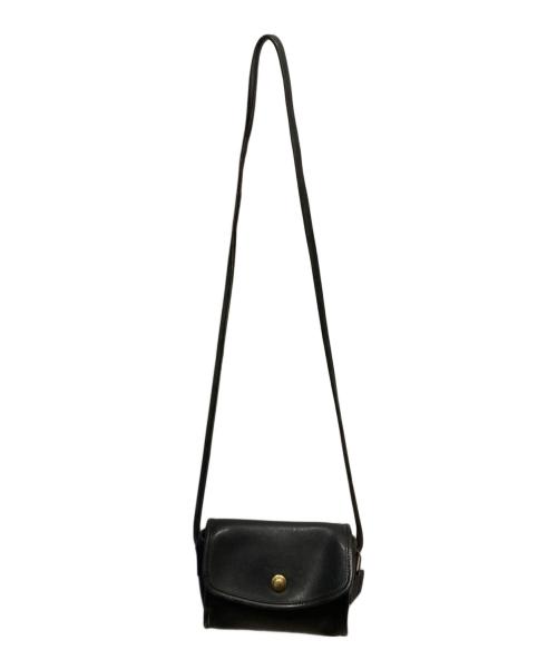 COACH（コーチ）COACH (コーチ) グローブレザーショルダーバッグ ブラックの古着・服飾アイテム