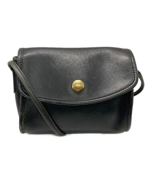 COACH（コーチ）COACH (コーチ) グローブレザーショルダーバッグ ブラックの古着・服飾アイテム
