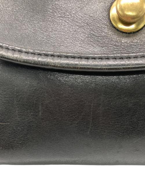 COACH（コーチ）COACH (コーチ) グローブレザーショルダーバッグ ブラックの古着・服飾アイテム