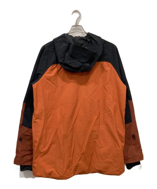 MOUNTAIN HARD WEAR（マウンテンハードウェア）MOUNTAIN HARD WEAR (マウンテンハードウェア) ファーストトラックスジャケット ブラウン×ブラック サイズ:Lの古着・服飾アイテム