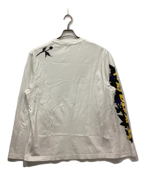 BURBERRY（バーバリー）BURBERRY (バーバリー) ライトスリーブロゴカットソー ホワイト サイズ:XLの古着・服飾アイテム