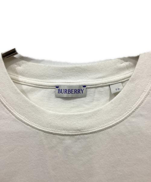 BURBERRY（バーバリー）BURBERRY (バーバリー) ライトスリーブロゴカットソー ホワイト サイズ:XLの古着・服飾アイテム