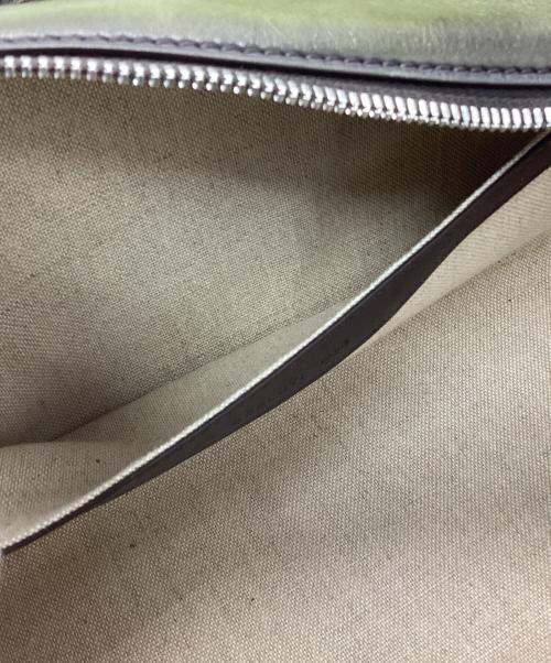 Berluti（ベルルッティ）Berluti (ベルルッティ) モーニングスクリットレザートイレタリーポーチ グリーンの古着・服飾アイテム