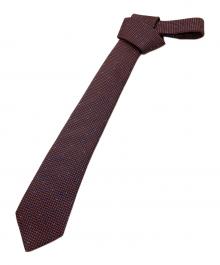 HERMES（エルメス）の古着「アーケードHシルクネクタイ」｜オレンジ×ネイビー