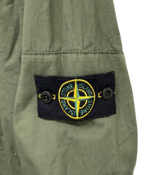 STONE ISLAND（ストーンアイランド）STONE ISLAND (ストーンアイランド) Cotton Twill Overshirt カーキ サイズ:XXLの古着・服飾アイテム