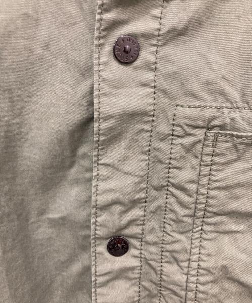 STONE ISLAND（ストーンアイランド）STONE ISLAND (ストーンアイランド) Cotton Twill Overshirt カーキ サイズ:XXLの古着・服飾アイテム