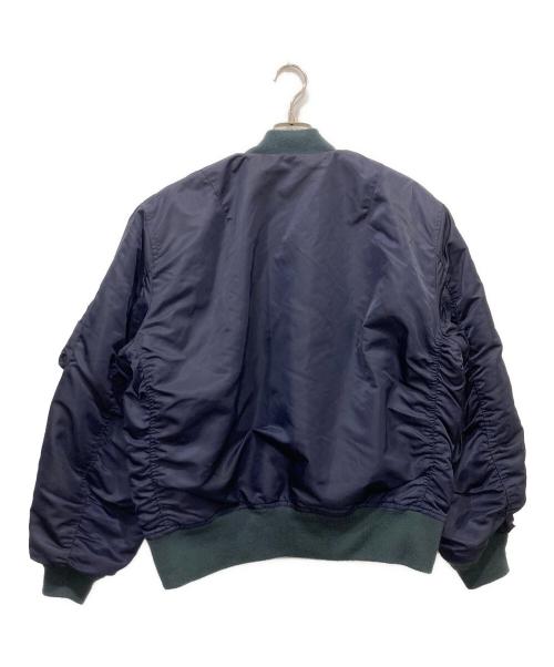 waiper（ワイパー）waiper (ワイパー) 最初期型 MA-1フライトジャケット ネイビー サイズ:Lの古着・服飾アイテム