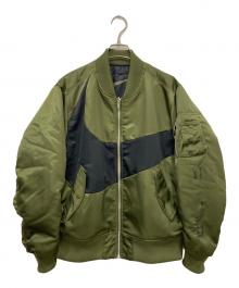 NIKE（ナイキ）の古着「NSW SYNFL SWOOSH BOMBER ROUGH」｜グリーン