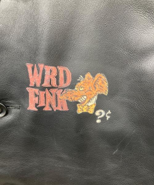 WEIRDO（ウィアード）WEIRDO (ウィアード) レザーファラオジャケット ブラック サイズ:Lの古着・服飾アイテム