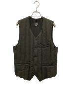 RockyMountainFeatherBedロッキーマウンテンフェザーベッド）の古着「SYN TWEED DOWN VEST」｜カーキ