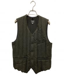 RockyMountainFeatherBed（ロッキーマウンテンフェザーベッド）の古着「SYN TWEED DOWN VEST」｜カーキ