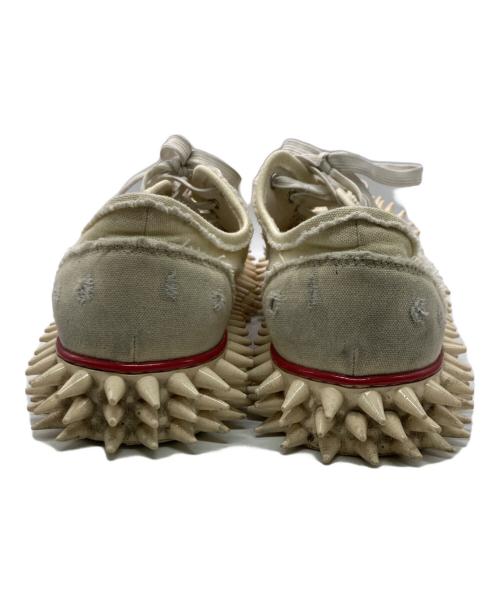 doublet（ダブレット）doublet (ダブレット) Spiky Canvas Sneaker アイボリー サイズ:28㎝の古着・服飾アイテム