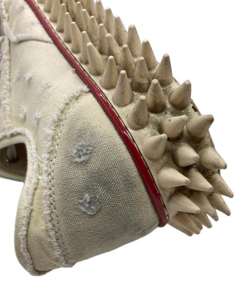doublet（ダブレット）doublet (ダブレット) Spiky Canvas Sneaker アイボリー サイズ:28㎝の古着・服飾アイテム