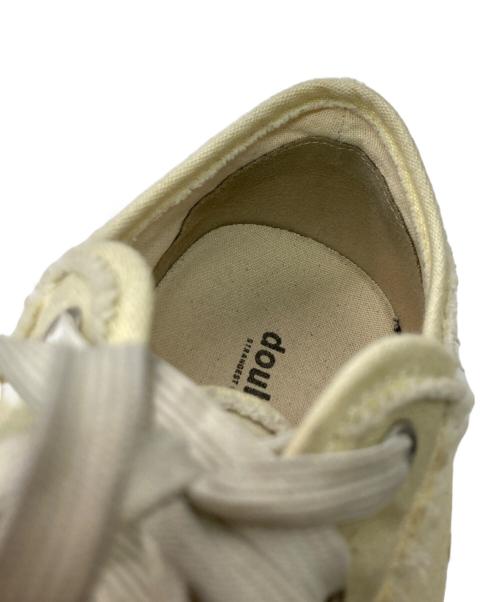 doublet（ダブレット）doublet (ダブレット) Spiky Canvas Sneaker アイボリー サイズ:28㎝の古着・服飾アイテム