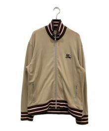 BURBERRY BLACK LABEL（バーバリーブラックレーベル）の古着「ホース刺繍ジップジャケット」｜ベージュ