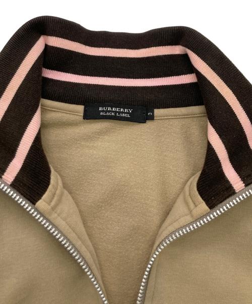 BURBERRY BLACK LABEL（バーバリーブラックレーベル）BURBERRY BLACK LABEL (バーバリーブラックレーベル) ホース刺繍ジップジャケット ベージュ サイズ:3の古着・服飾アイテム