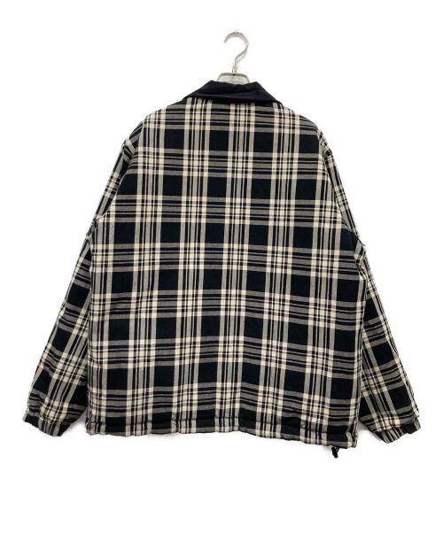FTC（エフティーシー）FTC (エフティーシー) REVERSIBLE PLAID PUFFY JACKE ブラック×グレー サイズ:Lの古着・服飾アイテム