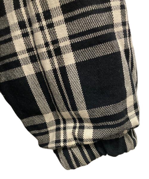 FTC（エフティーシー）FTC (エフティーシー) REVERSIBLE PLAID PUFFY JACKE ブラック×グレー サイズ:Lの古着・服飾アイテム