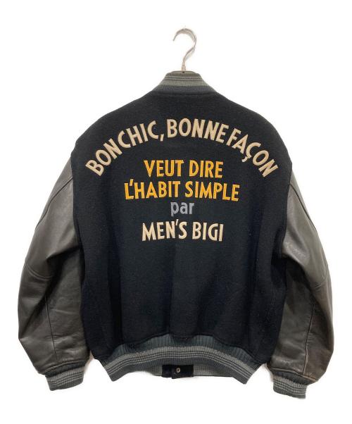 MEN'S BIGI（メンズビギ）MEN'S BIGI (メンズビギ) スタジャン ブラック サイズ:Mの古着・服飾アイテム