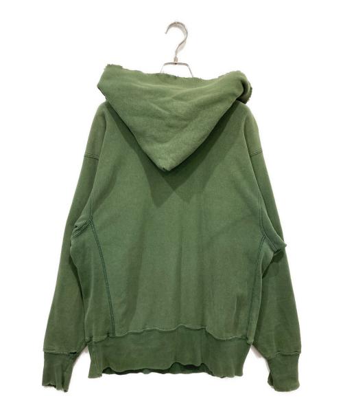 Champion（チャンピオン）Champion (チャンピオン) リバースウィーブパーカー グリーン サイズ:Lの古着・服飾アイテム
