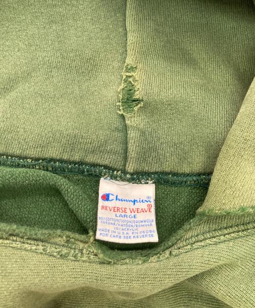 Champion（チャンピオン）Champion (チャンピオン) リバースウィーブパーカー グリーン サイズ:Lの古着・服飾アイテム