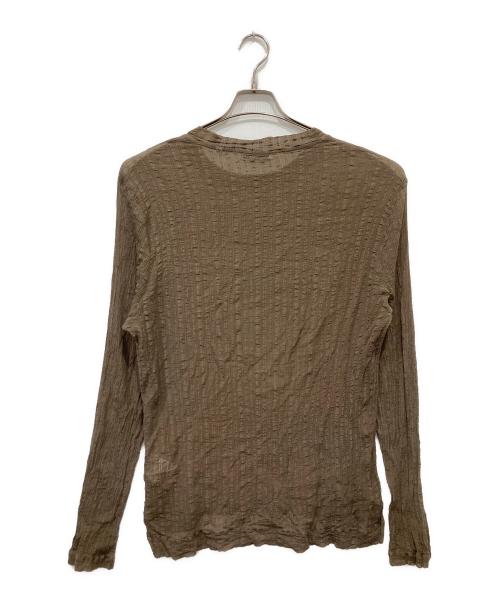 OUR LEGACY（アワーレガシー）OUR LEGACY (アワーレガシー) Ruffle Silk Box Long-Sleeve ブラウン サイズ:44の古着・服飾アイテム