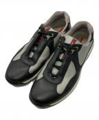 PRADA SPORTSプラダスポーツ）の古着「アメリカズカップ オリジナルスニーカー」｜グレー×ブラック