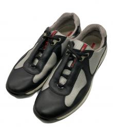 PRADA SPORTS（プラダスポーツ）の古着「アメリカズカップ オリジナルスニーカー」｜グレー×ブラック