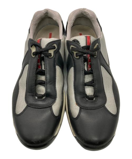 PRADA SPORTS（プラダスポーツ）PRADA SPORTS (プラダスポーツ) アメリカズカップ オリジナルスニーカー グレー×ブラック サイズ:9.5の古着・服飾アイテム