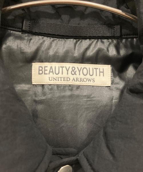 BEAUTY&YOUTH（ビューティーアンドユース）BEAUTY&YOUTH (ビューティーアンドユース) ADSダウン コーチジャケット ブラック サイズ:Sの古着・服飾アイテム
