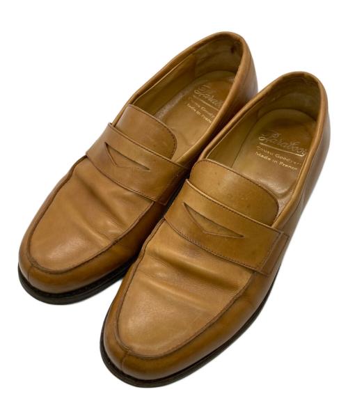 PARABOOT（パラブーツ）PARABOOT (パラブーツ) コインローファー ブラウン サイズ:6 1/2の古着・服飾アイテム
