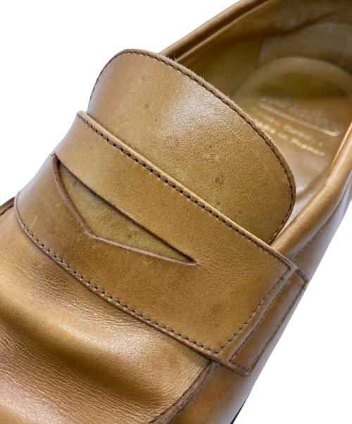 PARABOOT（パラブーツ）PARABOOT (パラブーツ) コインローファー ブラウン サイズ:6 1/2の古着・服飾アイテム