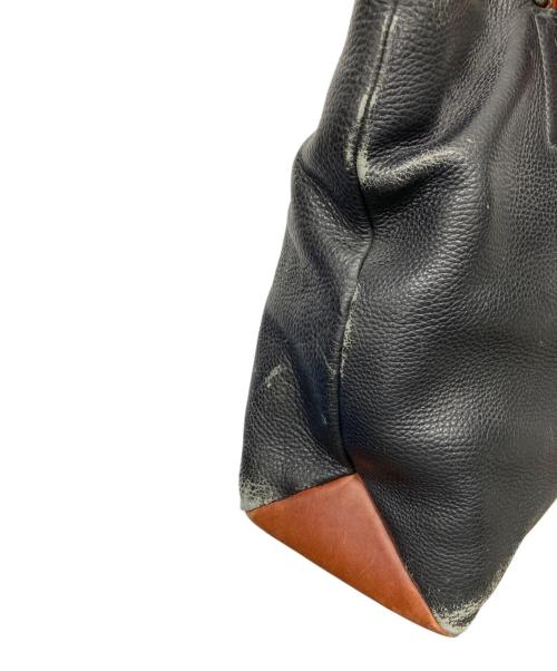 Daniel&Bob（ダニエル＆ボブ）Daniel&Bob (ダニエル＆ボブ) レザートートバッグ ブラックの古着・服飾アイテム
