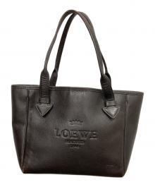 LOEWE（ロエベ）の古着「ヘリテージ トート」｜ブラウン