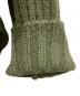 中古・古着 RICK OWENS (リックオウエンス) モヘア混ドレープニットカーディガン カーキ サイズ:38：20000円