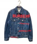 BURBERRYバーバリー）の古着「ホースフェリー デニムジャケット」｜ブルー