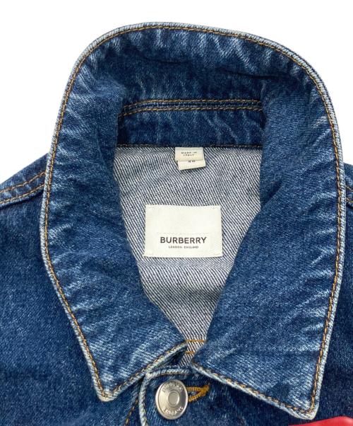 BURBERRY（バーバリー）BURBERRY (バーバリー) ホースフェリー デニムジャケット ブルー サイズ:48の古着・服飾アイテム