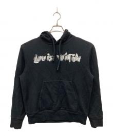 LOUIS VUITTON（ルイ ヴィトン）の古着「Amen Break グラフィックロゴ フーディ」｜ブラック