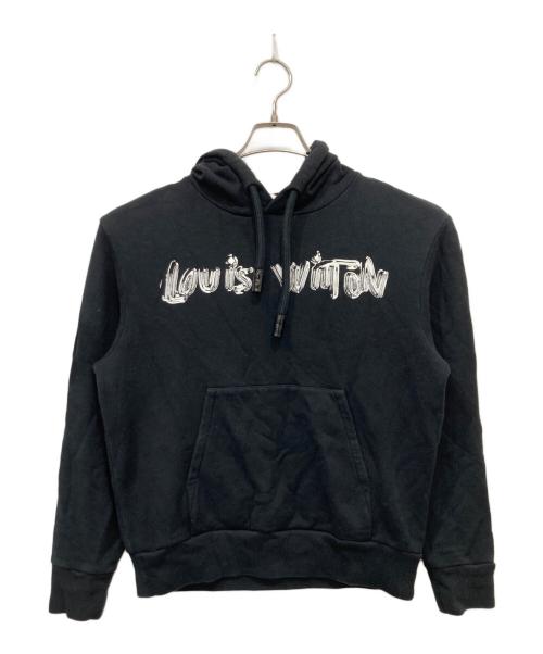 LOUIS VUITTON（ルイ ヴィトン）LOUIS VUITTON (ルイ ヴィトン) Amen Break グラフィックロゴ フーディ ブラック サイズ:XSの古着・服飾アイテム