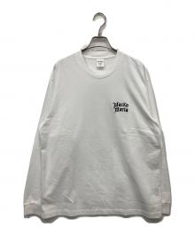 WACKO MARIA（ワコマリア）の古着「WASHED HEAVY WEIGHT CREW NECK LONG SLEEVE T-SHIRT」｜ホワイト